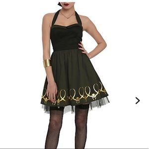 HerUniverse Limited Edition Emerald Loki Dress